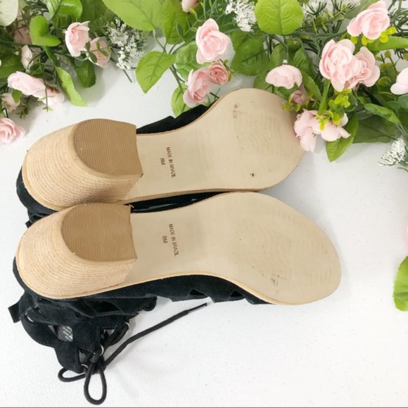 Matisse made in Brazil black sandals size 8 M - Picture 9 of 9